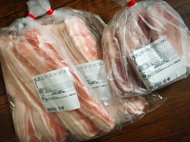 豚肉を買いました